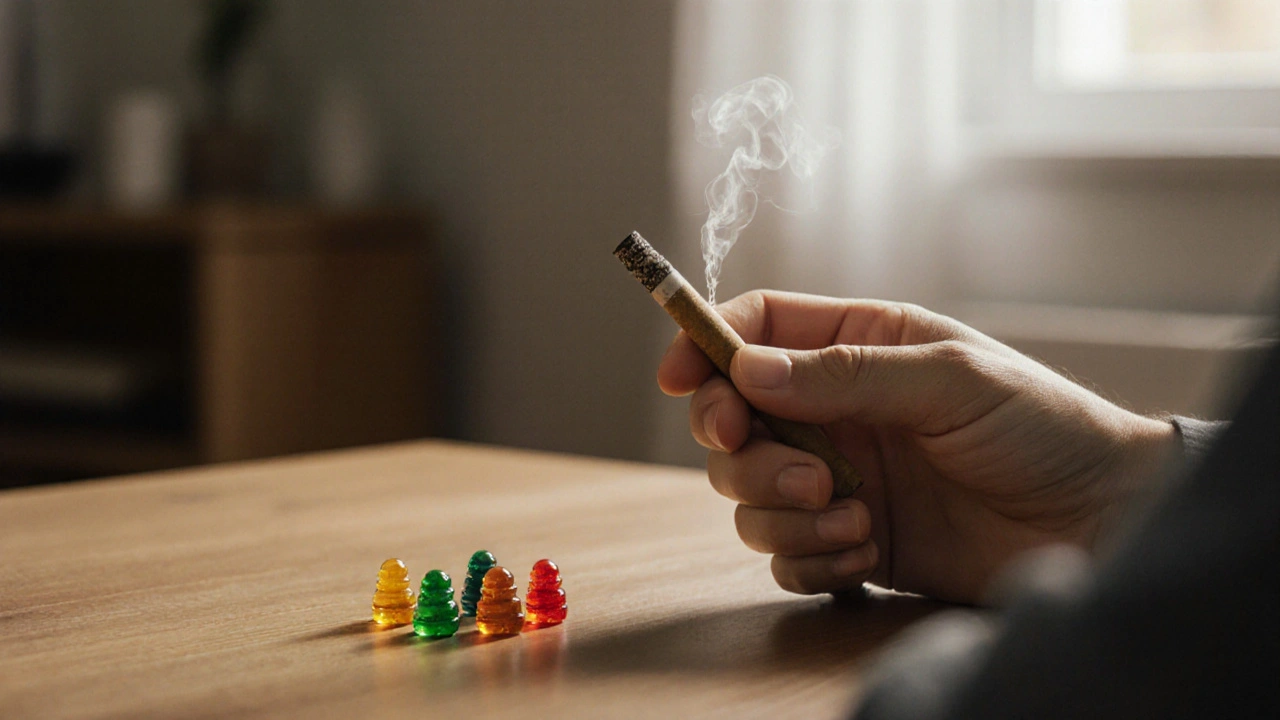 Kolik CBD gumiček je rovno jedné kouřené kousání?