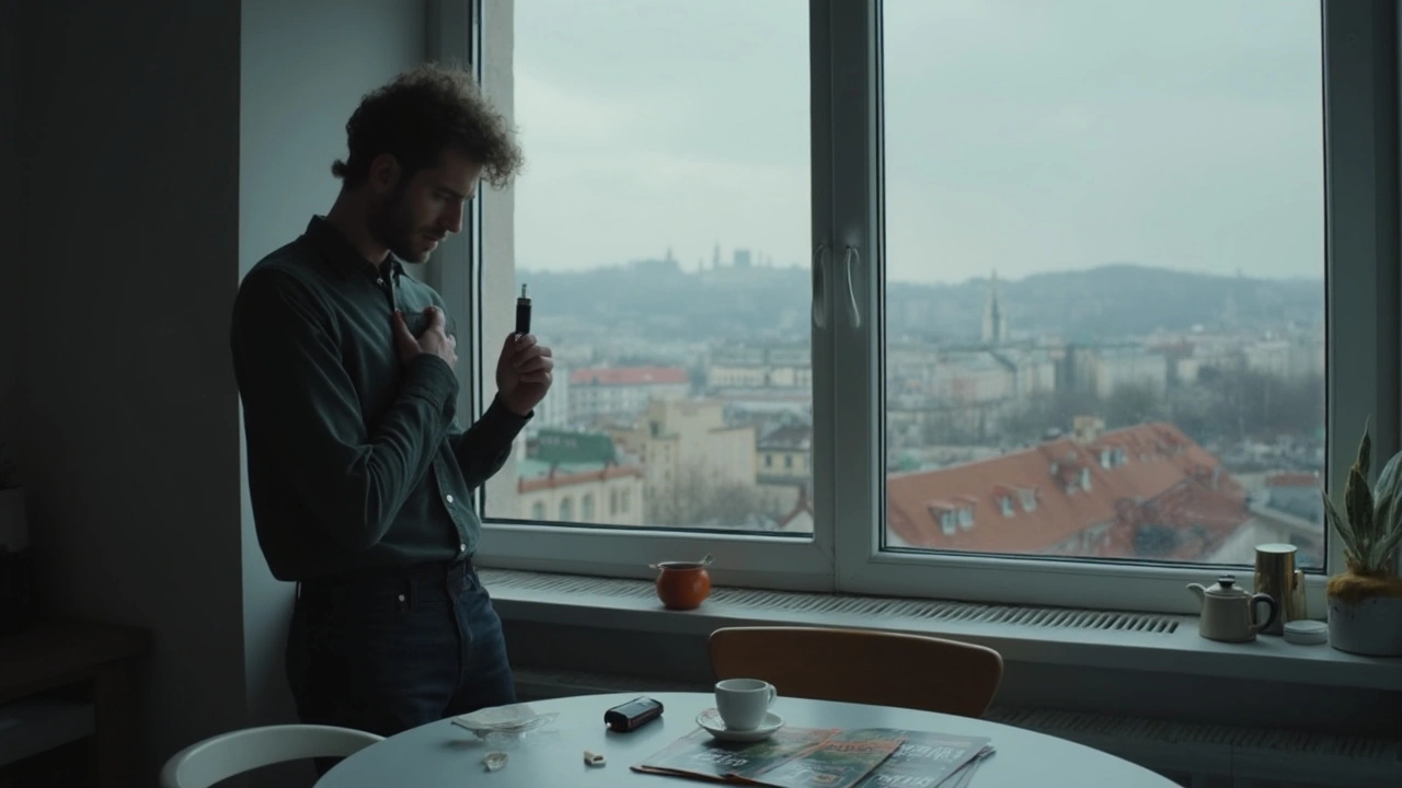 Jak doma na odvodnění plic při vapování THC