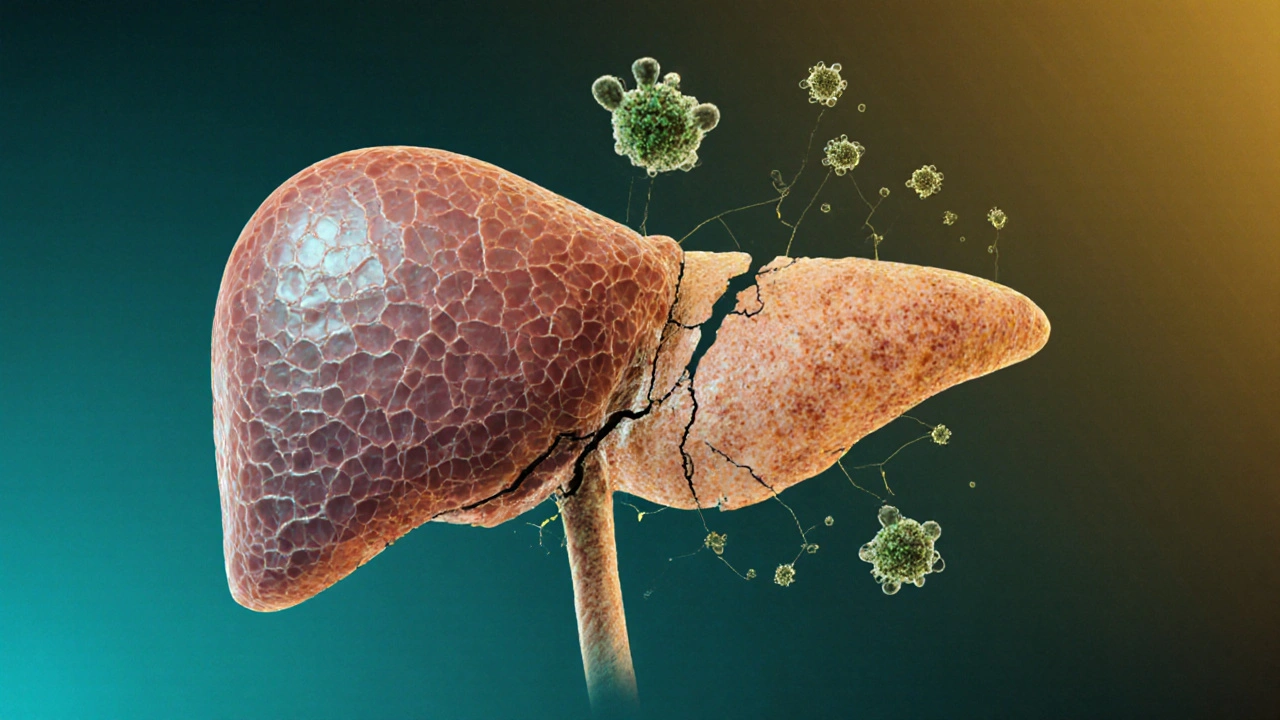 Poškozené játro se pomalu hojí, zatímco CBD podporuje regeneraci tkáně