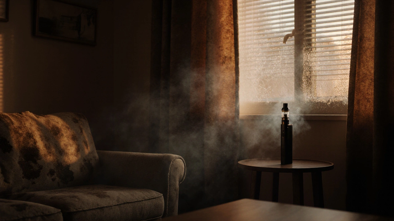 Zůstává vůně po vapingu s THC v domě?