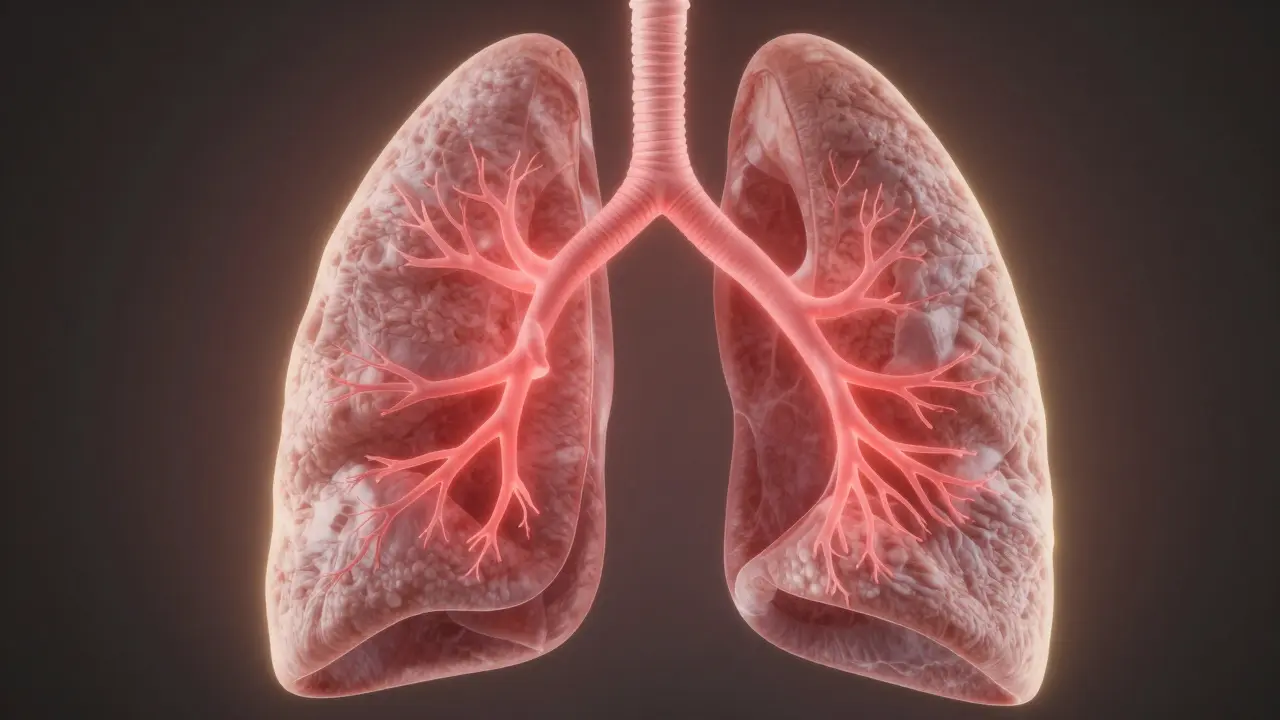 Může air trapping v plicích zmizet po vapingu s THC?