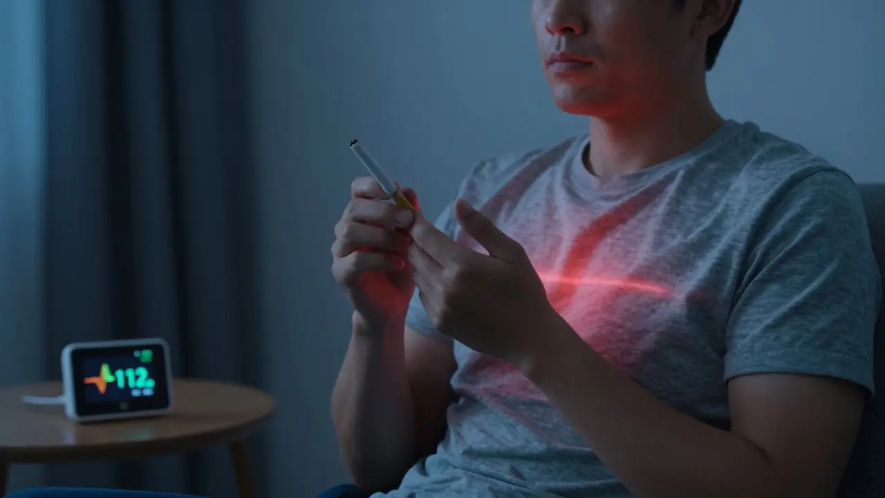 Proč mi po kouření THC bije srdce rychleji?