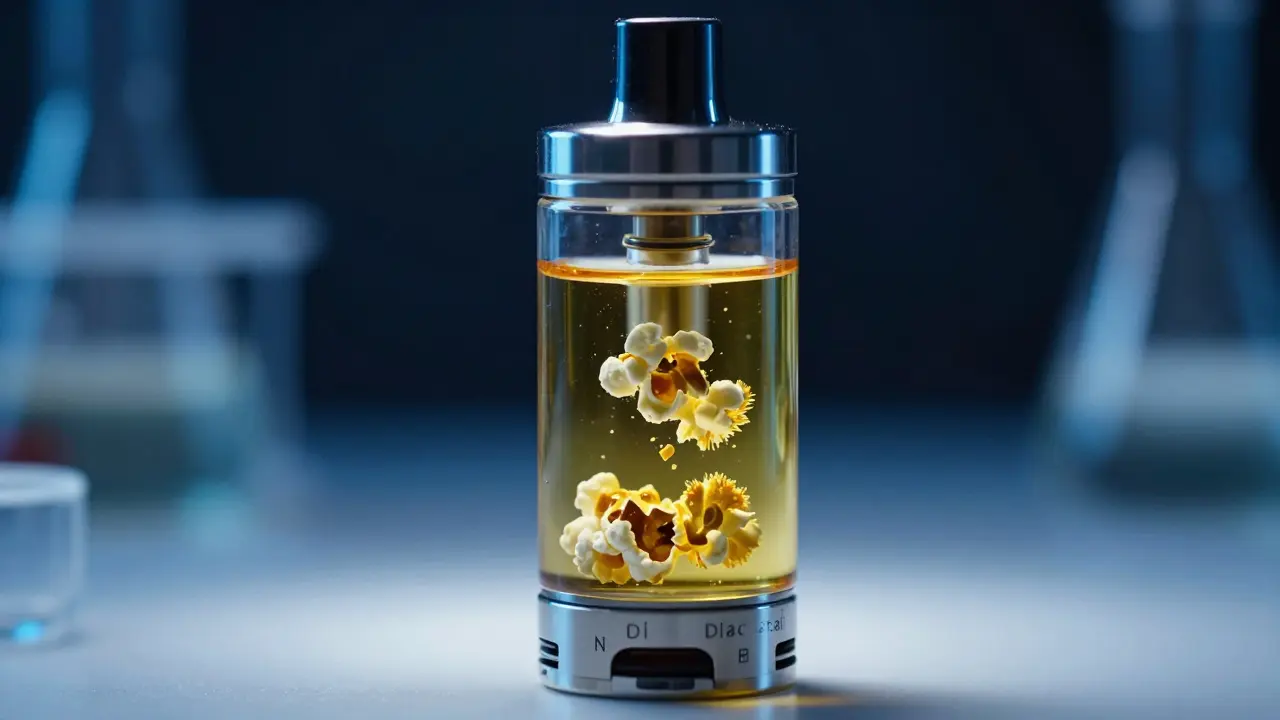 Mají vapy stále diacetyl? Pravda o bezpečnosti THC vapingů