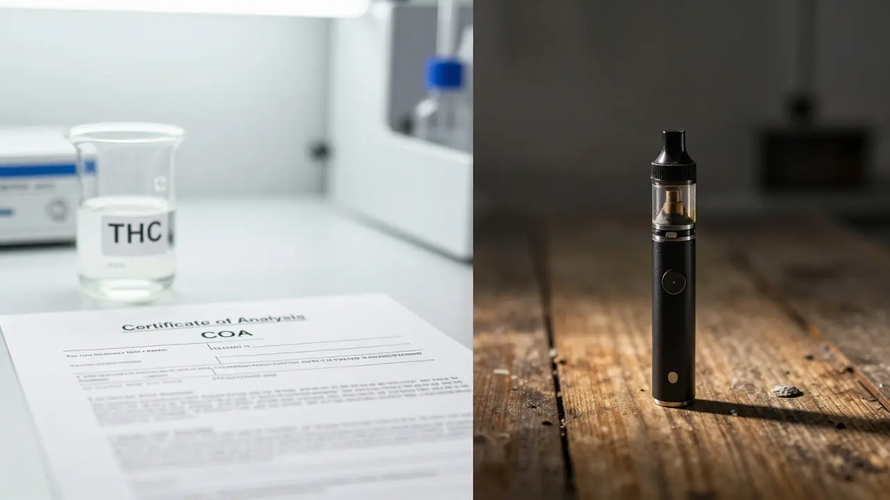 Srovnání certifikovaného laboratorního testu produktu a neoznačeného vapa z černého trhu