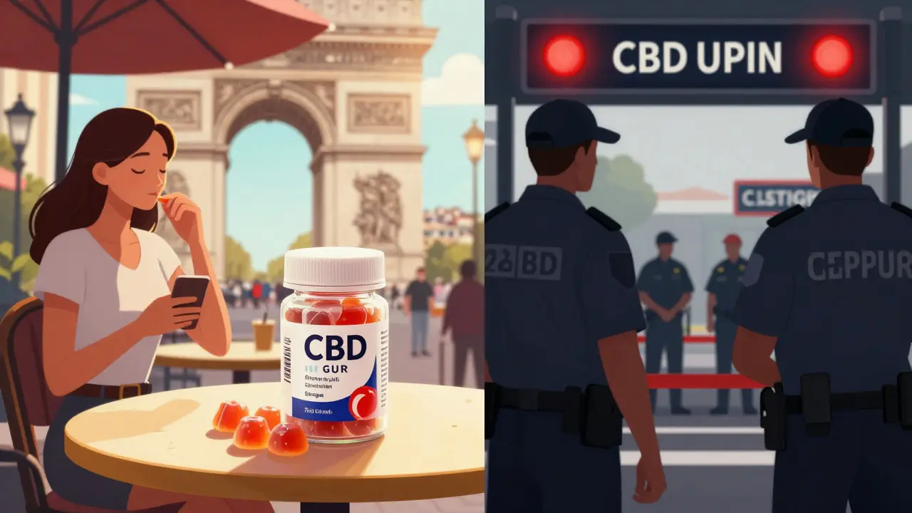 Kontrast mezi legálním užíváním CBD v EU a rizikem v přísných zemích