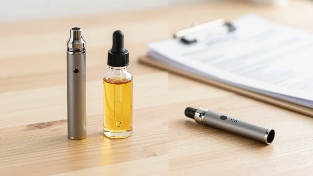 Srovnání bezpečných forem CBD s rizikovými vapes