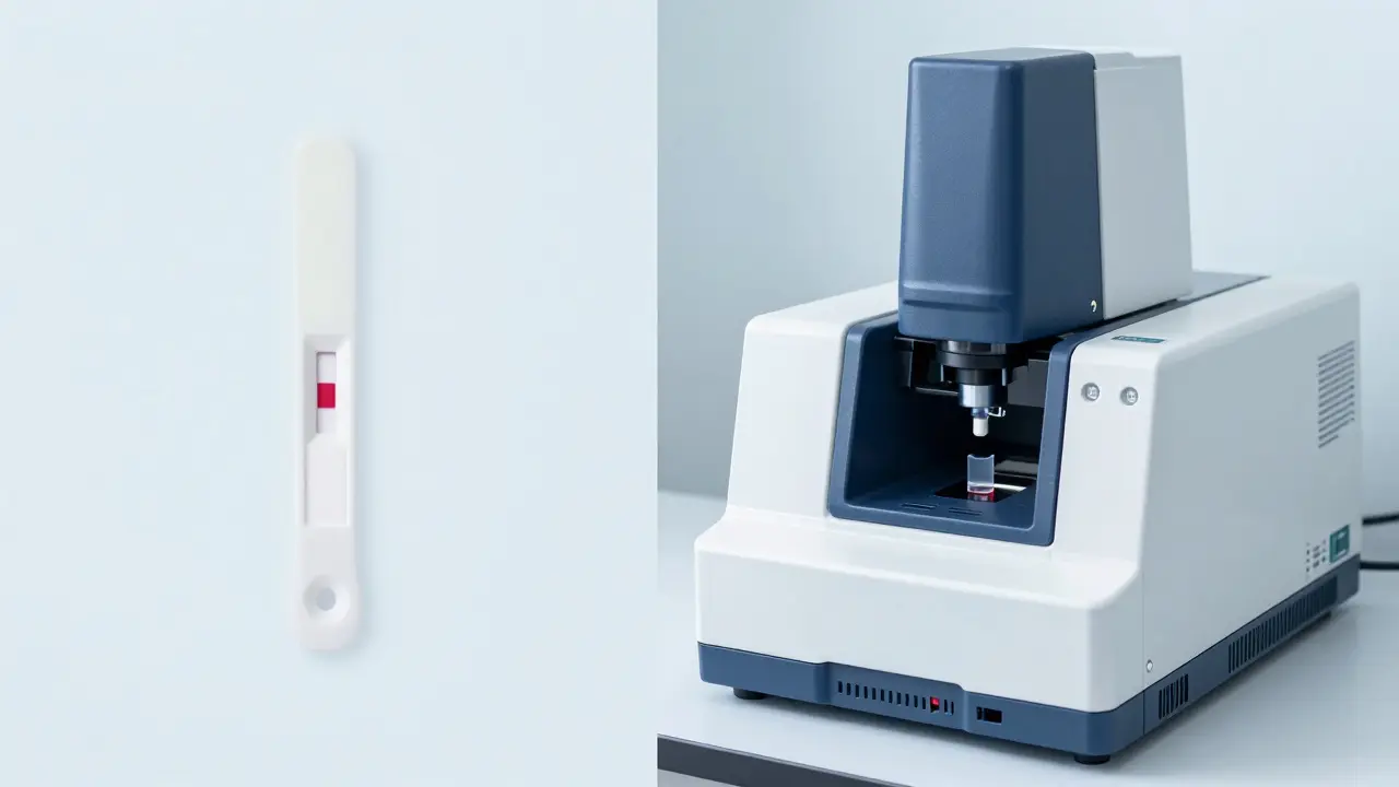 Porovnání rychlého testu a pokročilé laboratorní analýzy
