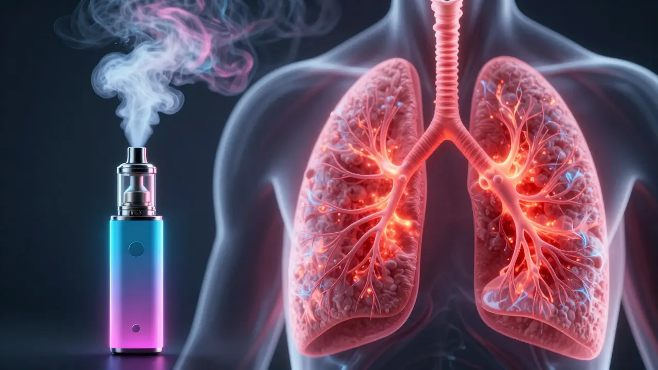 Příznaky zánětu plic po vapes (EVALI): Jak ho poznat a kdy vyhledat lékaře